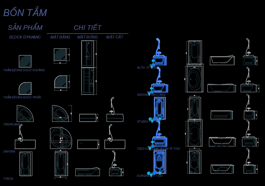 Dynamic Block Bồn Tắm